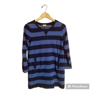 GAP Navy Stripped Crew Pullover Nautical Dress Women’s Size S